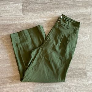 Madewell Drapey Pleated Wide Leg Pants